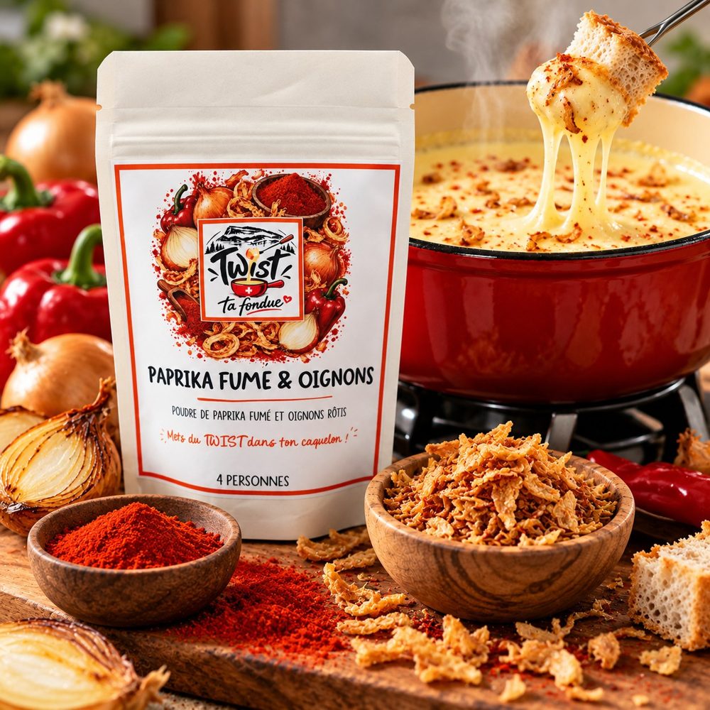 Sachet Twist ta fondue Paprika fumé et oignons